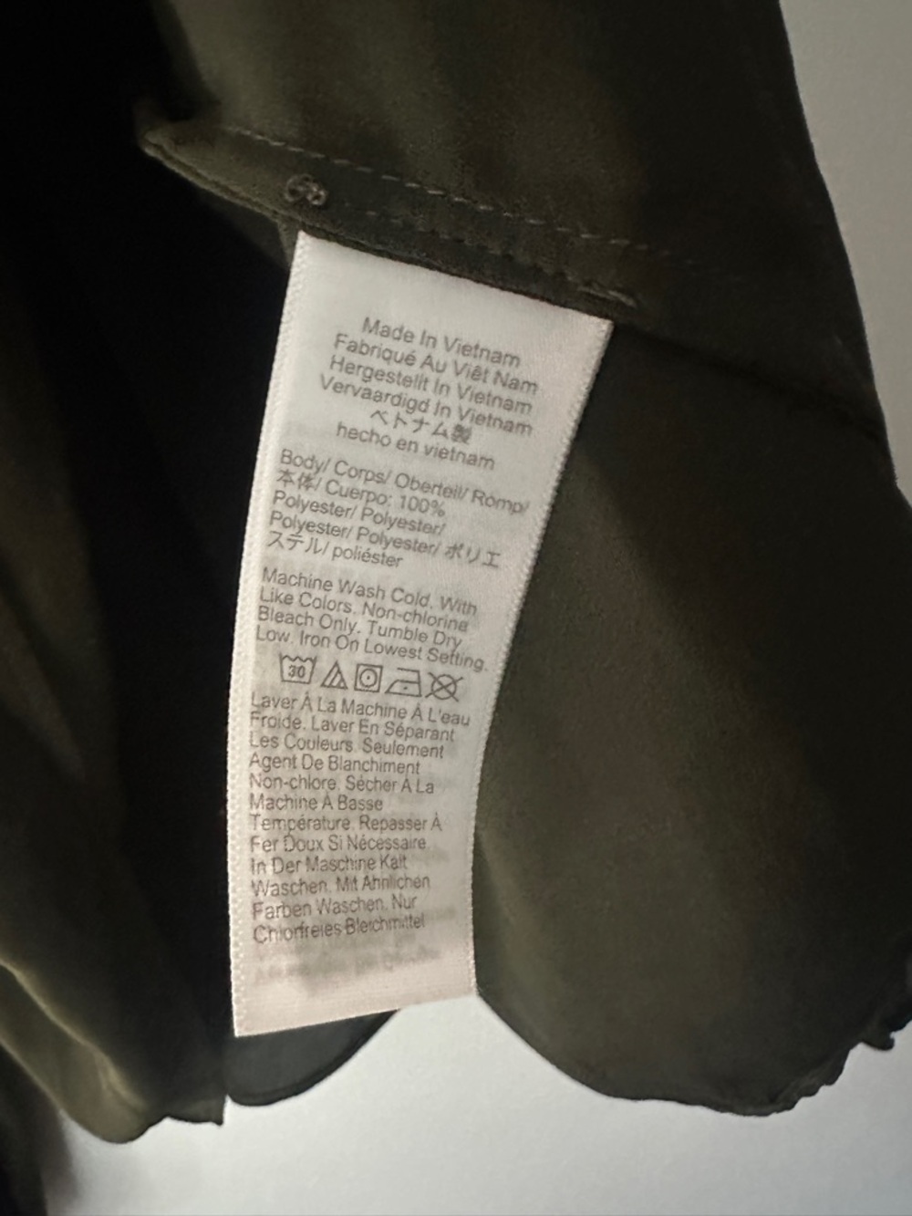 Madewell Olive Peasant Blouse - Picture 9 of 9